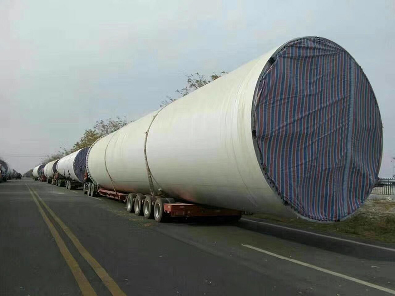 مقطورة شفرة توربينات الرياح Wind Turbine Blade Trailer