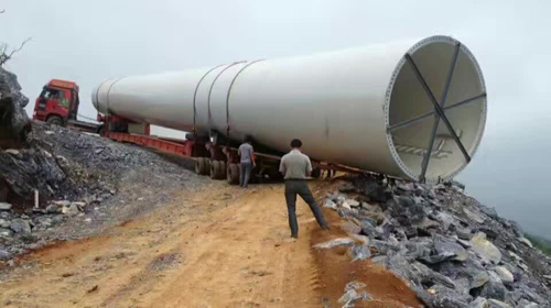مقطورة برج الرياح Wind Tower Trailer