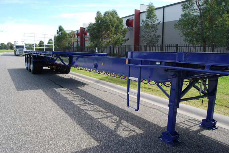 نصف مقطورة منخفضة محمل Semi Trailer Low Loader