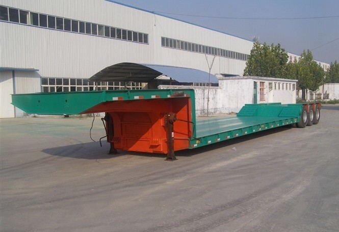 Low Flatbed Semi Trailer