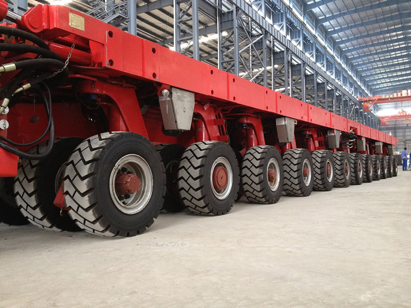 مقطورة ثقيلة بإطارات مقاس 16 بوصة Heavy Trailer with 16 Inch Tires