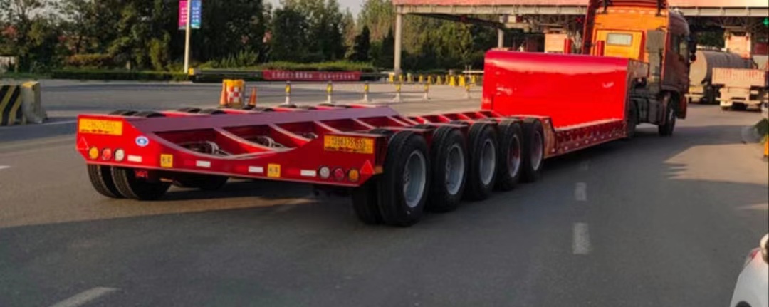 مقطورة منخفضة lowbed trailer