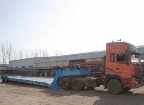 مقطورة لوبوي lowboy trailer